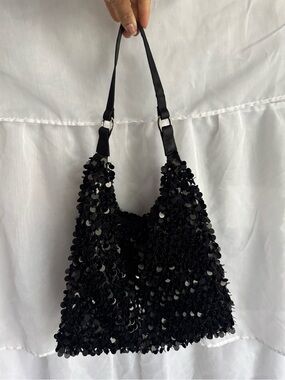 Y2K Sequin Hobo Shoulder Bag